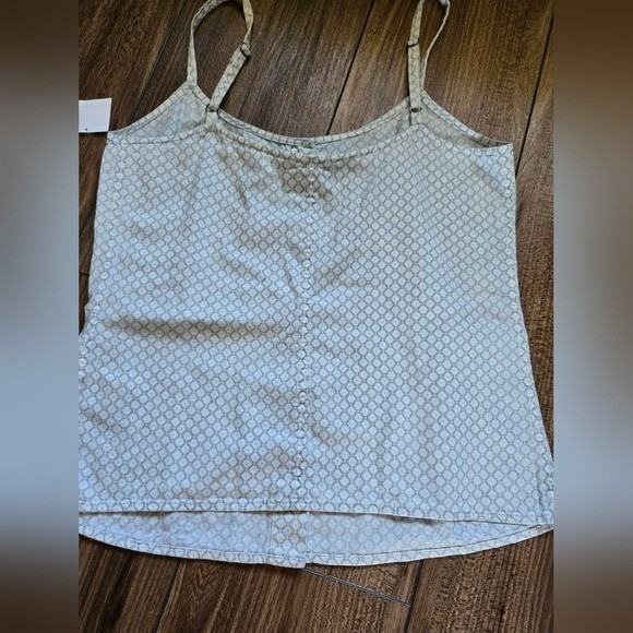 G Adriano Goldschmied NWT Elegant Blue Patterned Women's Tank Top XS NEW - Picture 6 of 7